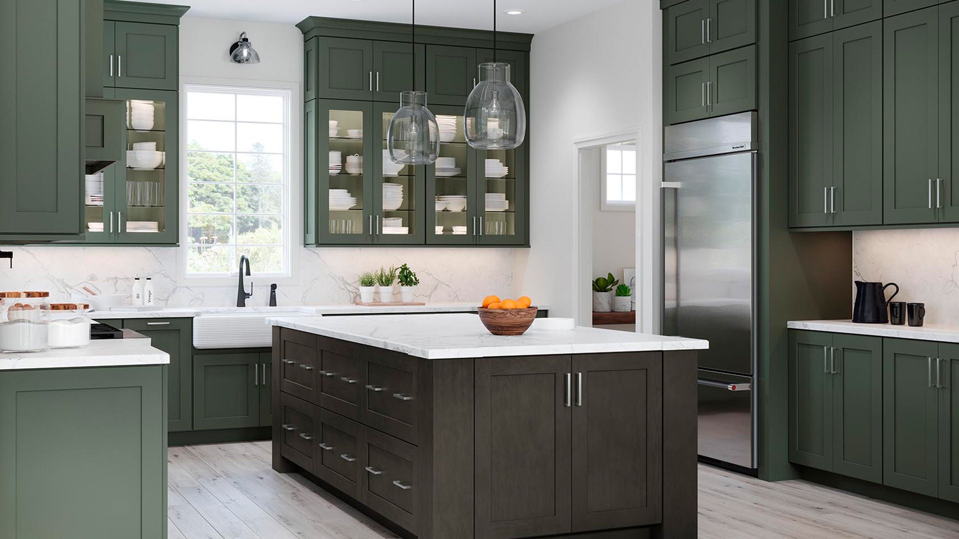 Mission in Maple Slate and Painted Sage