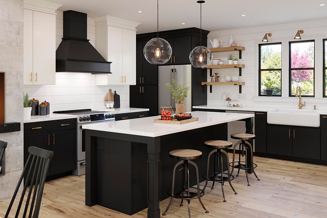 Sydney in Painted Black & Painted Linen