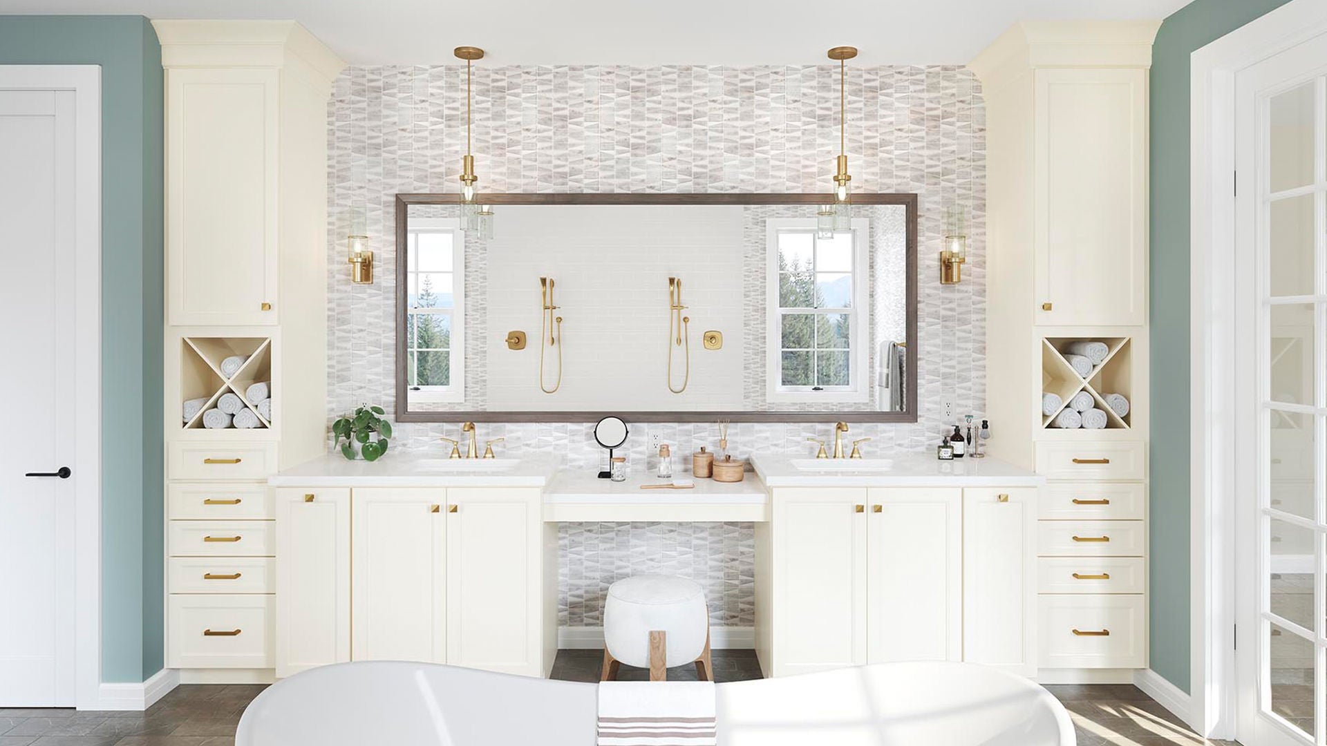 Glasson in Painted Vanilla